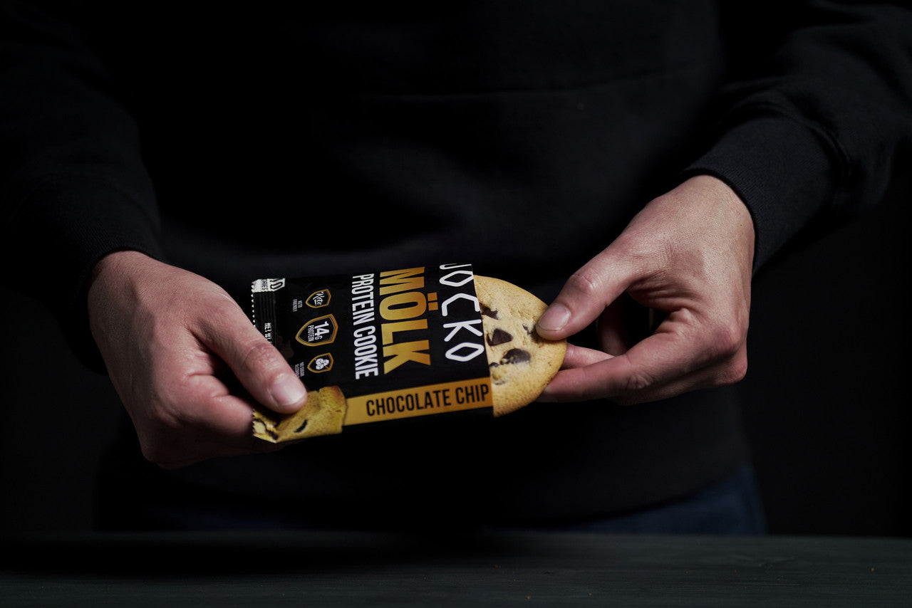 JOCKO MÖLK Chocolate Chip Protein Cookies - 12 pack
